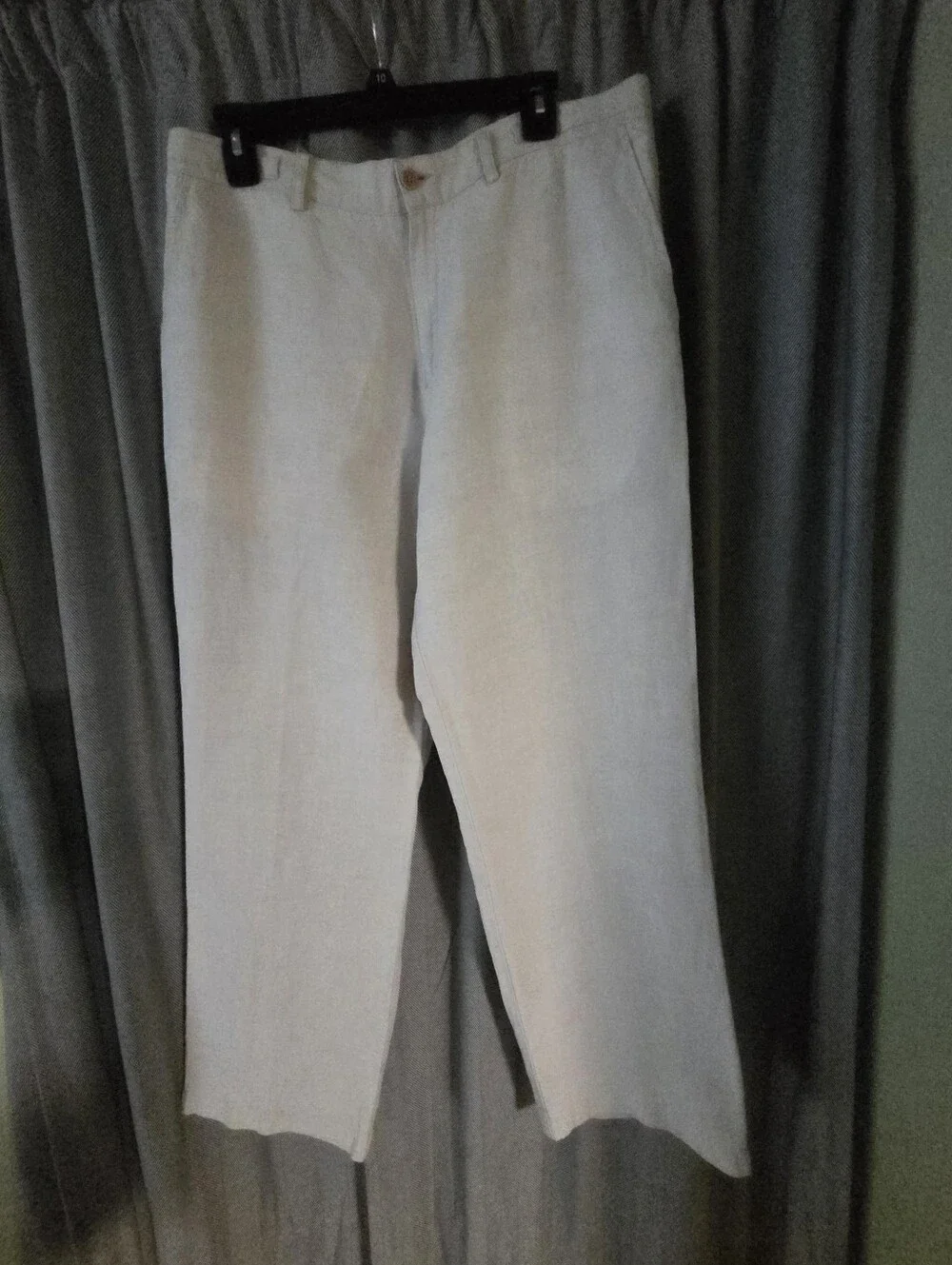 Fórmul@ Joven | Classic Straight-Leg Linen Trousers - Cream
